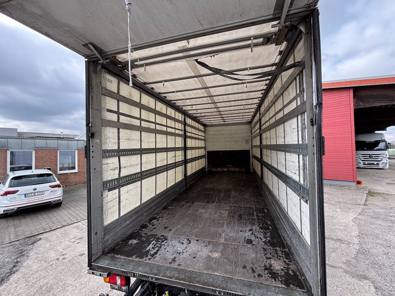 Curtainsider truck MAN TGM 15.250 BL Pritsche/Lbw, Edscha,: picture 6