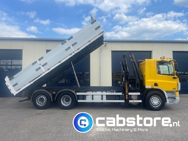 DAF CF 75.310 FAN 6x2 Euro 5 - MANUAL - Bouwjaar 2008 - Kipper - Palfinger PK 15002 Performance - Km 550.899 - Good condition! - Tipper, Crane truck: picture 4 DAF CF 75.310 FAN 6x2 Euro 5 - MANUAL - Bouwjaar 2008 - Kipper - Palfinger PK 15002 Performance - Km 550.899 - Good condition! - Tipper, Crane truck: picture 4