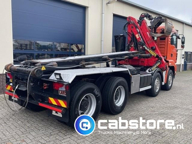 MAN TGA 41.440 8X4 BB Palfinger Epsilon Z-Kraan bouwjaar 2011 + NCH 30 Ton's Kabel-containersyteem - Handgeschakeld - Bouwjaar 2007 - Km 582.782 - Cable system truck, Crane truck: picture 4 MAN TGA 41.440 8X4 BB Palfinger Epsilon Z-Kraan bouwjaar 2011 + NCH 30 Ton's Kabel-containersyteem - Handgeschakeld - Bouwjaar 2007 - Km 582.782 - Cable system truck, Crane truck: picture 4