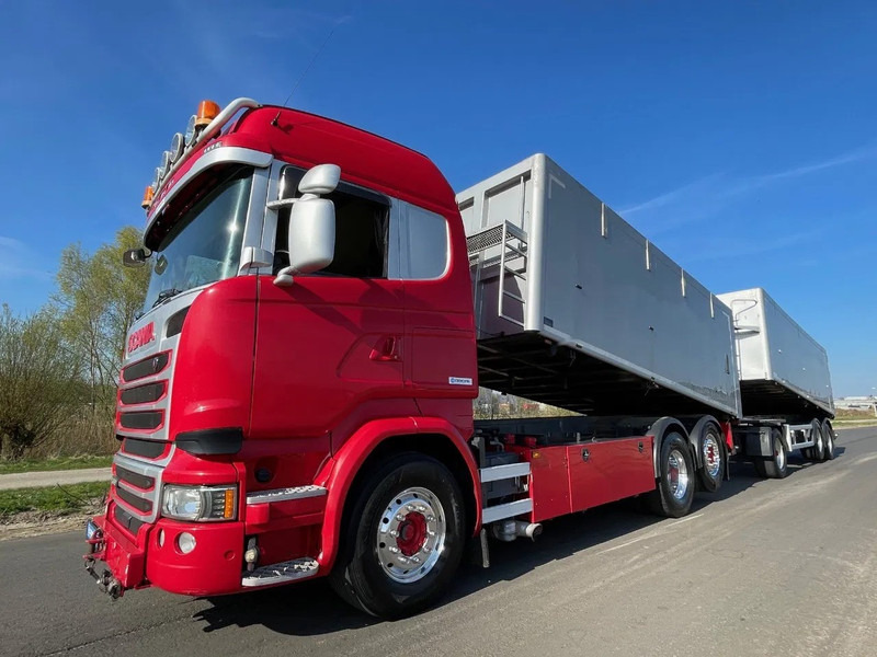 Scania R450 LB6X2*4HNB Euro 6 - Year 2016 - RETARDER - ALUMINIUM kipper + FLOOR kipper aanhangwagen - Good Condition !! - Tipper: picture 1 Scania R450 LB6X2*4HNB Euro 6 - Year 2016 - RETARDER - ALUMINIUM kipper + FLOOR kipper aanhangwagen - Good Condition !! - Tipper: picture 1