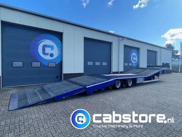 TURBO'S HOET SC22AA 2-assige oprij trailer Machine transporter - Uitschuif ramp !! - Year 2017 - Good condition - - Autotransporter semi-trailer: picture 1 TURBO'S HOET SC22AA 2-assige oprij trailer Machine transporter - Uitschuif ramp !! - Year 2017 - Good condition - - Autotransporter semi-trailer: picture 1