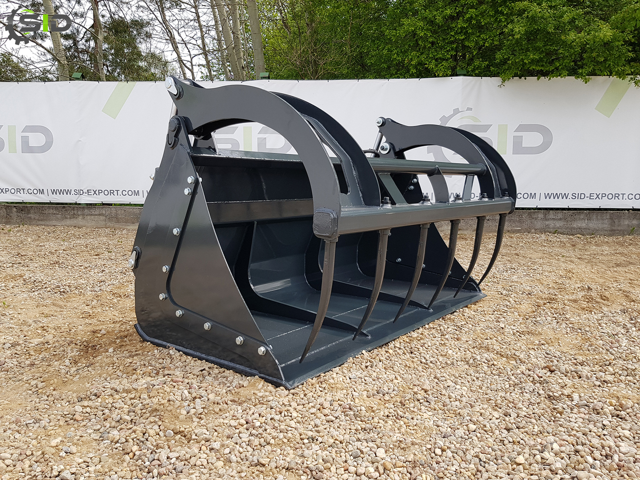 SID KROKODILSCHAUFEL GESCHMIEDETE ZINKEN XXL / Crocodile grab bucket forged tines XXL 1,8 m SID - Silage equipment: picture 1 SID KROKODILSCHAUFEL GESCHMIEDETE ZINKEN XXL / Crocodile grab bucket forged tines XXL 1,8 m SID - Silage equipment: picture 1