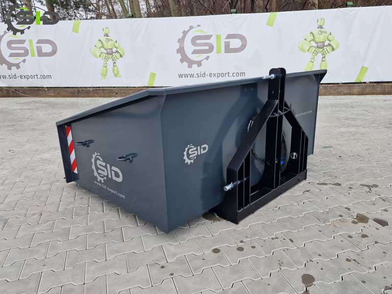SID Kippmulde leicht Heckcontainer / Hydraulic transport box 1200 mm x 950 mm - Counterweight for Counterweight: picture 4 SID Kippmulde leicht Heckcontainer / Hydraulic transport box 1200 mm x 950 mm - Counterweight for Counterweight: picture 4