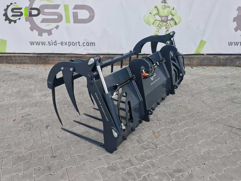 SID Krokodilgebiss Krokodilzange XL / BMS XL / Crocodile manure fork with grapple XL 1,8 m - Forks for Agricultural machinery: picture 5 SID Krokodilgebiss Krokodilzange XL / BMS XL / Crocodile manure fork with grapple XL 1,8 m - Forks for Agricultural machinery: picture 5