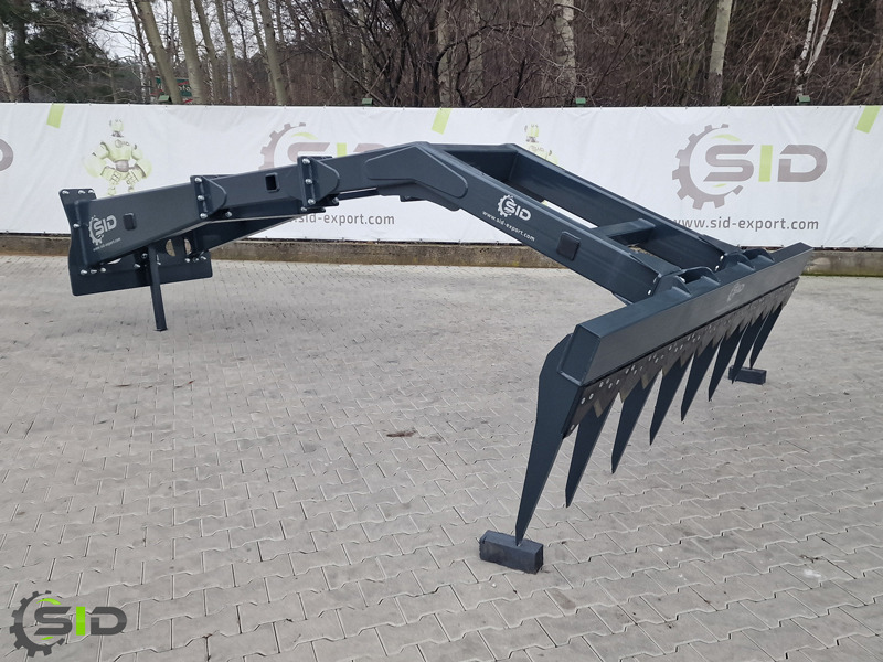 SID Silagekamm Schneidkamm Reißkamm Siloharke / Silage rake / Le râteau d'ensilage 1,80 m - Forks for Compact loader: picture 2 SID Silagekamm Schneidkamm Reißkamm Siloharke / Silage rake / Le râteau d'ensilage 1,80 m - Forks for Compact loader: picture 2