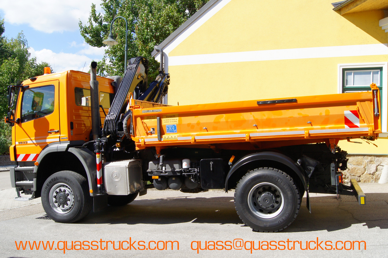 MERCEDES-BENZ AXOR 1833 4x4/TÜV/Eur4/HIAB 088/MEILLER/Winterdienst/Salzstreuer - Snow removal vehicle: picture 3 MERCEDES-BENZ AXOR 1833 4x4/TÜV/Eur4/HIAB 088/MEILLER/Winterdienst/Salzstreuer - Snow removal vehicle: picture 3