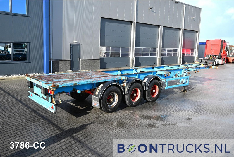 Blumhardt Cont.-Sal 40.24 E FIXED CHASSIS | 2x20-30-40ft * STEEL SUSPENSION * 5450 KG * BPW - Container transporter/ Swap body semi-trailer: picture 1 Blumhardt Cont.-Sal 40.24 E FIXED CHASSIS | 2x20-30-40ft * STEEL SUSPENSION * 5450 KG * BPW - Container transporter/ Swap body semi-trailer: picture 1