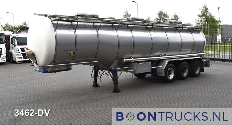 Burg BPO 12-27 Z TANK | 32,7 M³ * 3 COMP. * FOOD * STAINLESS STEEL * APK 05-2025 - Tank semi-trailer: picture 5 Burg BPO 12-27 Z TANK | 32,7 M³ * 3 COMP. * FOOD * STAINLESS STEEL * APK 05-2025 - Tank semi-trailer: picture 5