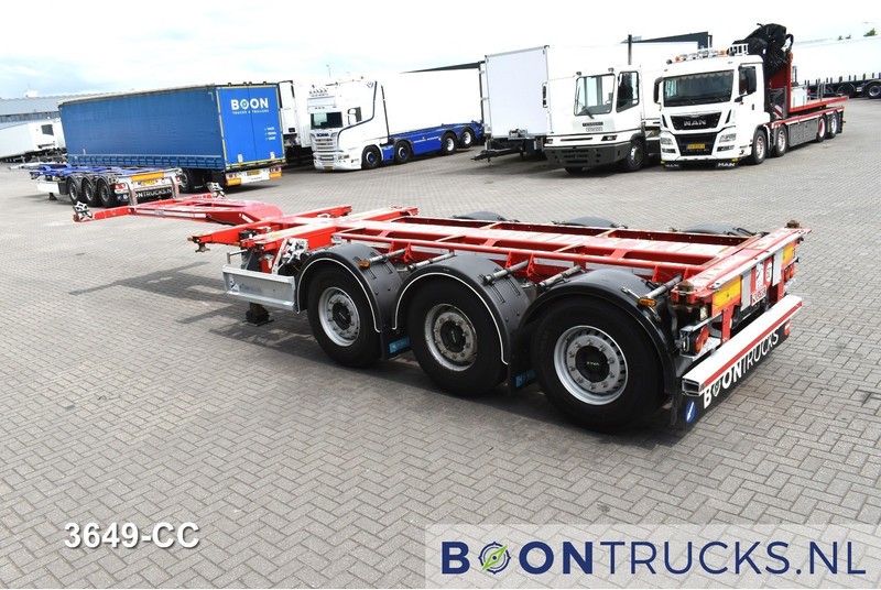 D-Tec FLEXITRAILER | 2x20-30-40-45ft HC * 2x LIFT AXLE * 2x EXTENDABLE * DISC BRAKES - Container transporter/ Swap body semi-trailer: picture 3 D-Tec FLEXITRAILER | 2x20-30-40-45ft HC * 2x LIFT AXLE * 2x EXTENDABLE * DISC BRAKES - Container transporter/ Swap body semi-trailer: picture 3