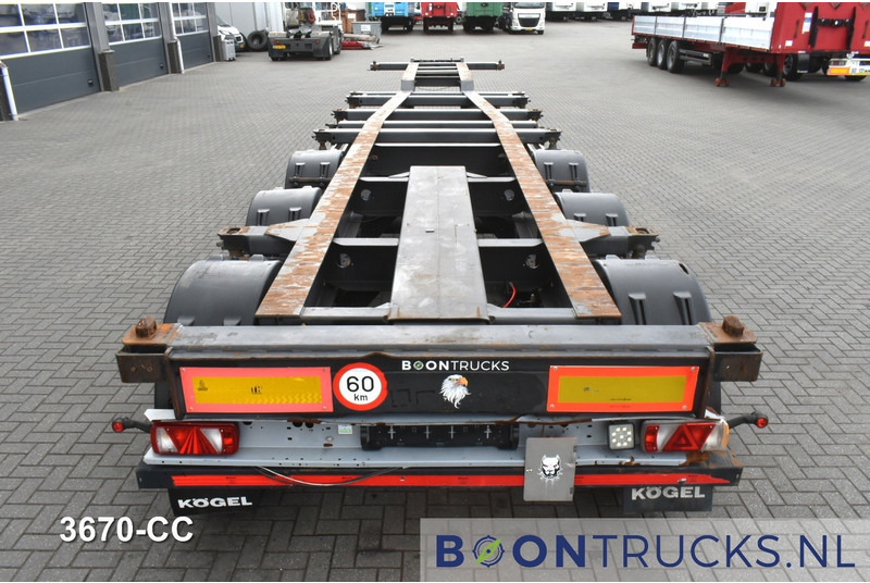 Kögel PORT 40 SIMPLEX 20 | 2x20-30-40ft HC * LIFT AXLE * SAF / DISC * EXTENDABLE REAR * MOT 02-2026 on lease Kögel PORT 40 SIMPLEX 20 | 2x20-30-40ft HC * LIFT AXLE * SAF / DISC * EXTENDABLE REAR * MOT 02-2026: picture 6