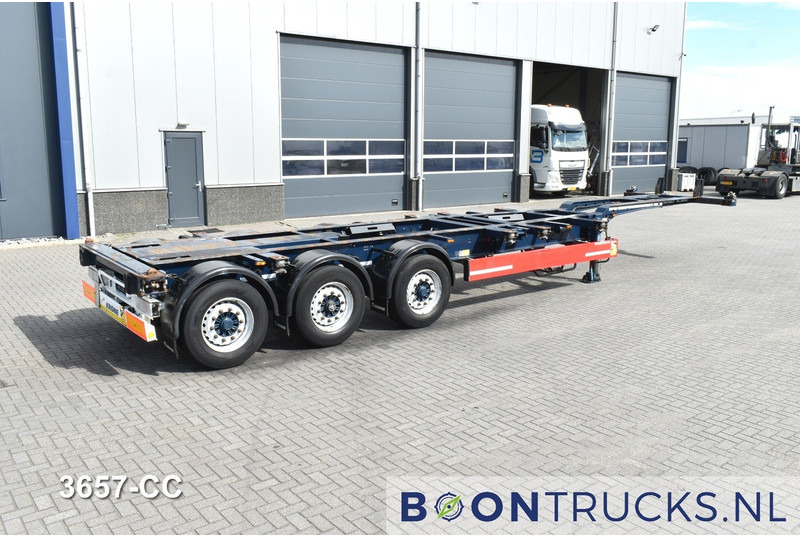 Krone SD BOX LINER | 2x20-40-45ft HC * LIFT AXLE * BPW/DISC * EXTENDABLE REAR * 9x AVAILABLE - Container transporter/ Swap body semi-trailer: picture 1 Krone SD BOX LINER | 2x20-40-45ft HC * LIFT AXLE * BPW/DISC * EXTENDABLE REAR * 9x AVAILABLE - Container transporter/ Swap body semi-trailer: picture 1