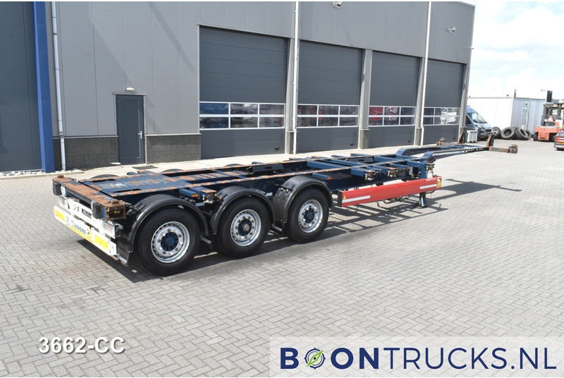Krone SD BOX LINER | 2x20-40-45ft HC * LIFT AXLE * BPW/DISC * EXTENDABLE REAR * 9x AVAILABLE - Container transporter/ Swap body semi-trailer: picture 1 Krone SD BOX LINER | 2x20-40-45ft HC * LIFT AXLE * BPW/DISC * EXTENDABLE REAR * 9x AVAILABLE - Container transporter/ Swap body semi-trailer: picture 1