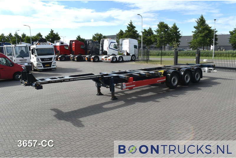 Krone SD BOX LINER | 2x20-40-45ft HC * LIFT AXLE * BPW/DISC * EXTENDABLE REAR * 9x AVAILABLE - Container transporter/ Swap body semi-trailer: picture 4 Krone SD BOX LINER | 2x20-40-45ft HC * LIFT AXLE * BPW/DISC * EXTENDABLE REAR * 9x AVAILABLE - Container transporter/ Swap body semi-trailer: picture 4