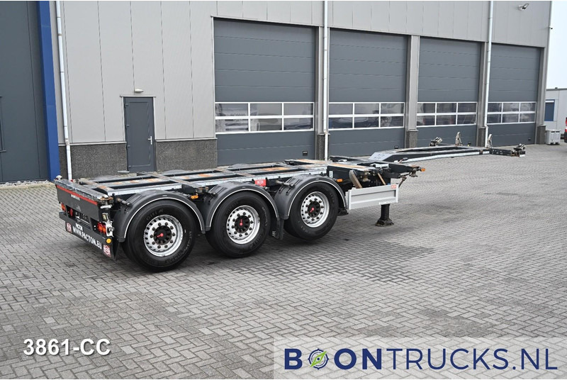Pacton ET3 | 2x20-30-40-45ft HC * LIFTAS * 2x UITSCHUIFBAAR * SAF/SCHIJF * APK 06-2026 - Container transporter/ Swap body semi-trailer: picture 1 Pacton ET3 | 2x20-30-40-45ft HC * LIFTAS * 2x UITSCHUIFBAAR * SAF/SCHIJF * APK 06-2026 - Container transporter/ Swap body semi-trailer: picture 1