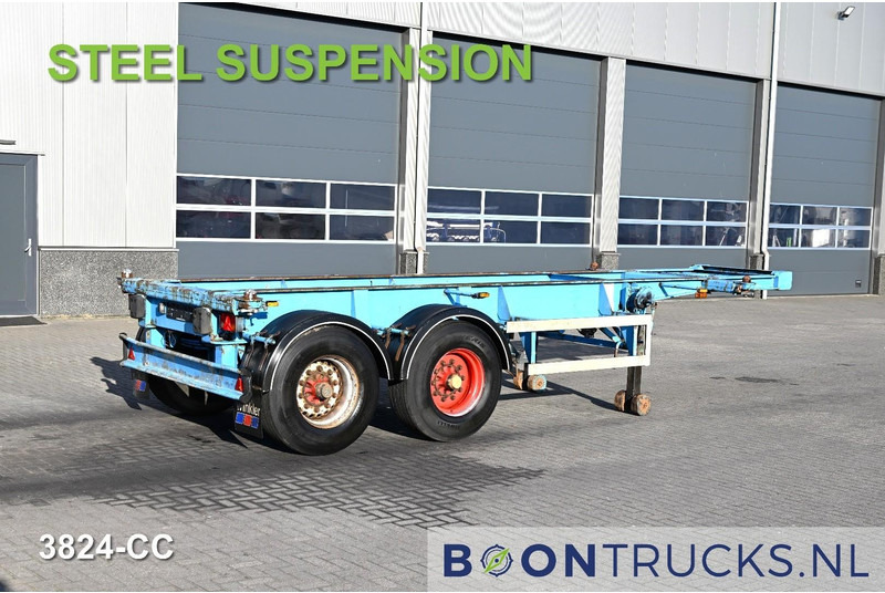 Schweriner Nutzfahrzeuge CS 20 CHASSIS | 20 ft * STEEL SUSPENSION * BPW/DRUM * 9x AVAILABLE - Container transporter/ Swap body semi-trailer: picture 1 Schweriner Nutzfahrzeuge CS 20 CHASSIS | 20 ft * STEEL SUSPENSION * BPW/DRUM * 9x AVAILABLE - Container transporter/ Swap body semi-trailer: picture 1