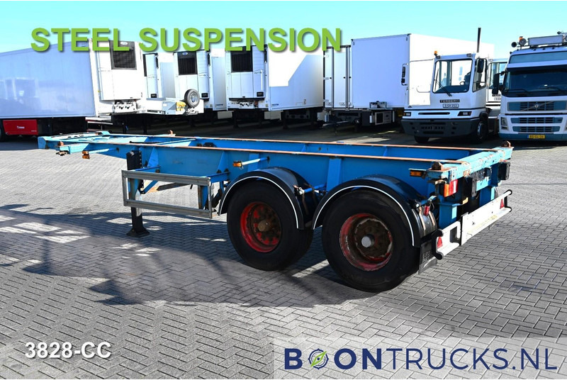 Schweriner Nutzfahrzeuge CS 20 CHASSIS | 20ft * STEEL SUSPENSION * BPW/DRUM * 9x AVAILABLE - Container transporter/ Swap body semi-trailer: picture 2 Schweriner Nutzfahrzeuge CS 20 CHASSIS | 20ft * STEEL SUSPENSION * BPW/DRUM * 9x AVAILABLE - Container transporter/ Swap body semi-trailer: picture 2