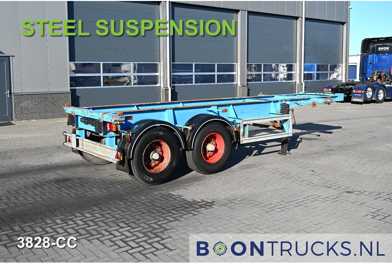 Schweriner Nutzfahrzeuge CS 20 CHASSIS | 20ft * STEEL SUSPENSION * BPW/DRUM * 9x AVAILABLE - Container transporter/ Swap body semi-trailer: picture 1 Schweriner Nutzfahrzeuge CS 20 CHASSIS | 20ft * STEEL SUSPENSION * BPW/DRUM * 9x AVAILABLE - Container transporter/ Swap body semi-trailer: picture 1