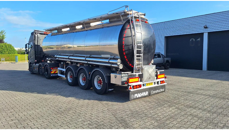 Magyar 31000 liter tankoplegger 1 kamer met RVS chassis en nieuwe APK - Tank semi-trailer: picture 2 Magyar 31000 liter tankoplegger 1 kamer met RVS chassis en nieuwe APK - Tank semi-trailer: picture 2