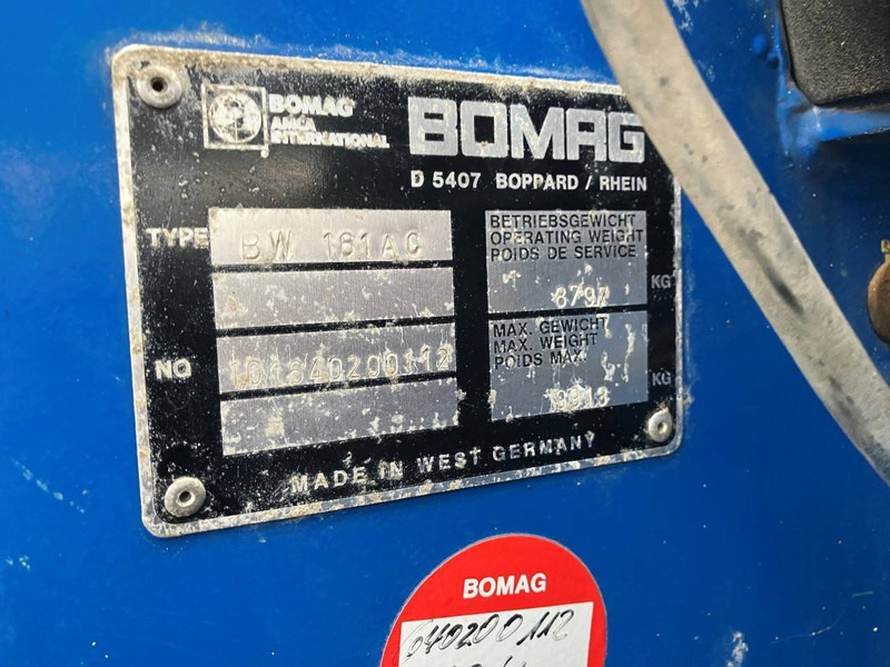 Pneumatic roller Bomag BW 161 AC: picture 12 Pneumatic roller Bomag BW 161 AC: picture 12