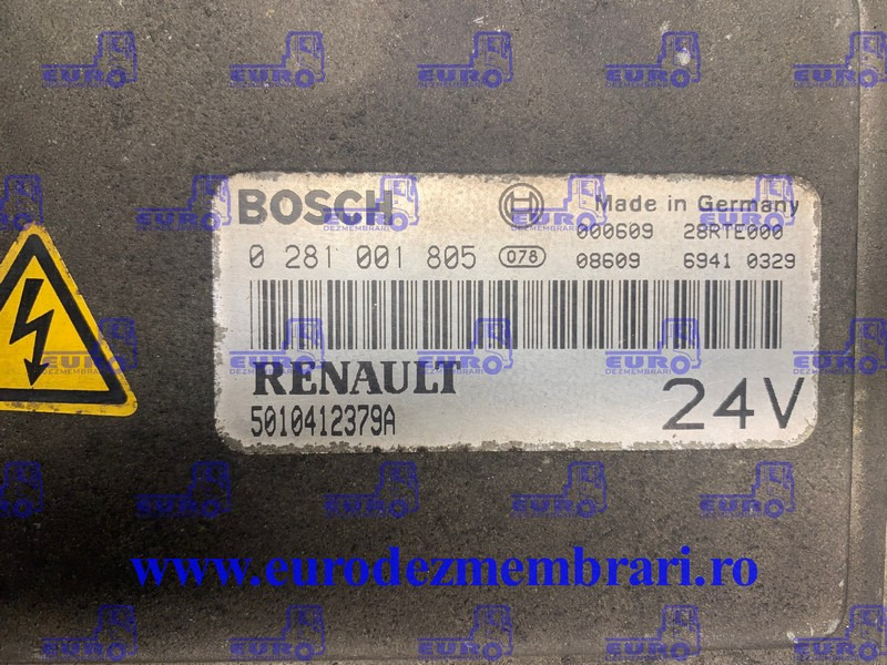 CALCULATOR MOTOR RENAULT 5010412379 - ECU for Truck: picture 2 CALCULATOR MOTOR RENAULT 5010412379 - ECU for Truck: picture 2