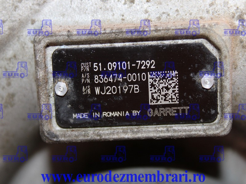 TURBOSUFLANTA MAN D2676 51.09101.7292, 51.09101.7267, 51.09101.7385 - Turbo for Truck: picture 3 TURBOSUFLANTA MAN D2676 51.09101.7292, 51.09101.7267, 51.09101.7385 - Turbo for Truck: picture 3