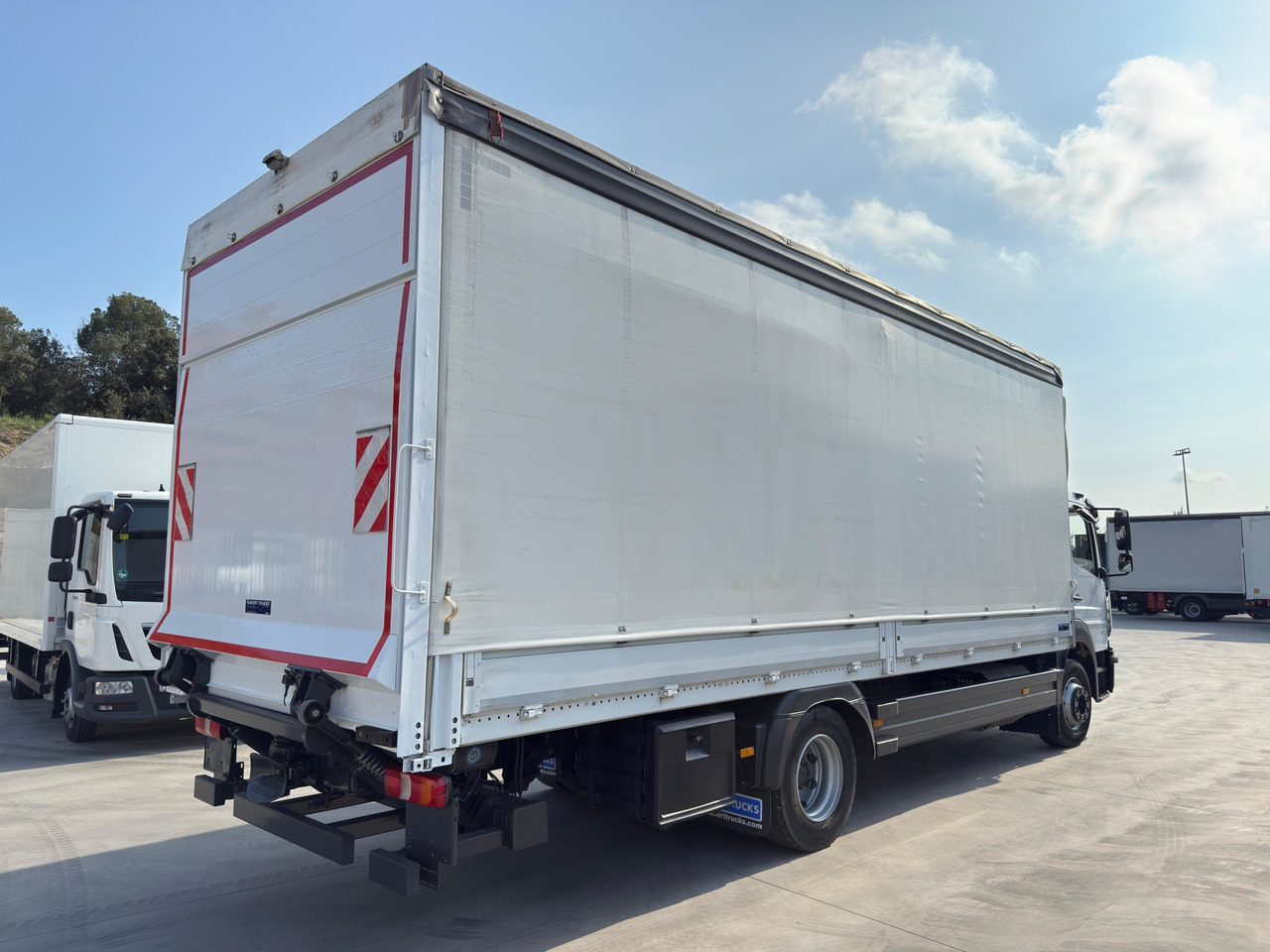 MERCEDES BENZ 15.24L Atego E6 (Semitauliner) - Curtainsider truck: picture 4 MERCEDES BENZ 15.24L Atego E6 (Semitauliner) - Curtainsider truck: picture 4