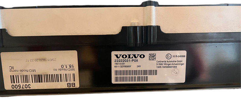 Volvo 22222031 - Dashboard: picture 4 Volvo 22222031 - Dashboard: picture 4