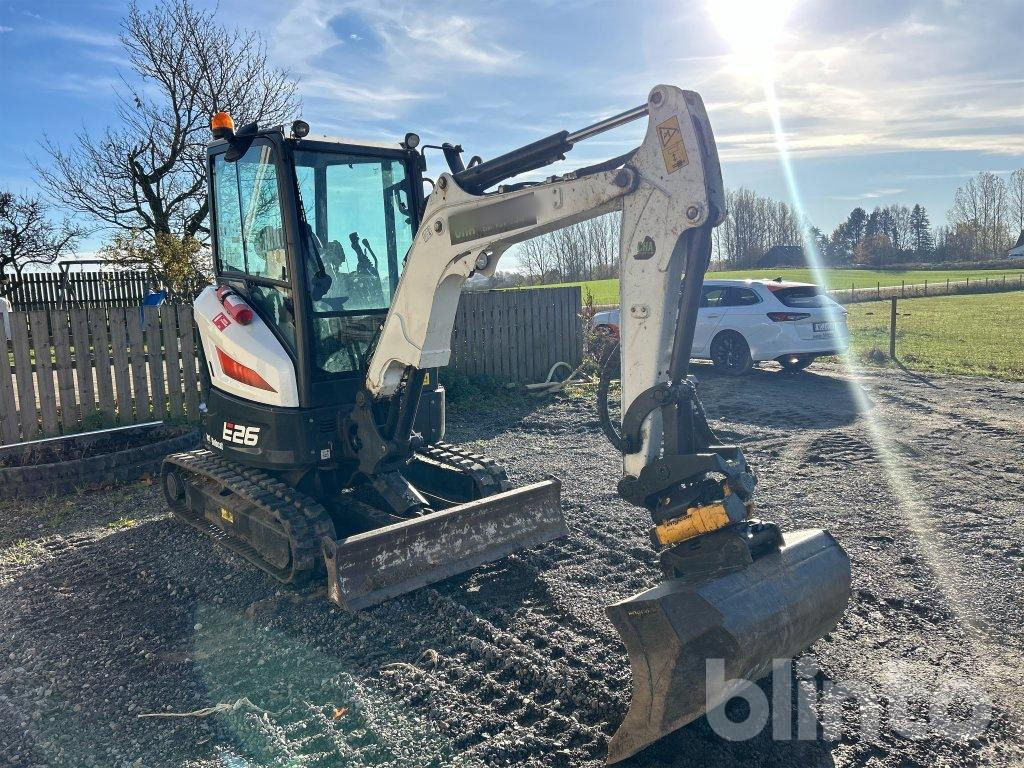Bobcat E26 - 4 Redskap - 1590h - Crawler excavator: picture 3 Bobcat E26 - 4 Redskap - 1590h - Crawler excavator: picture 3