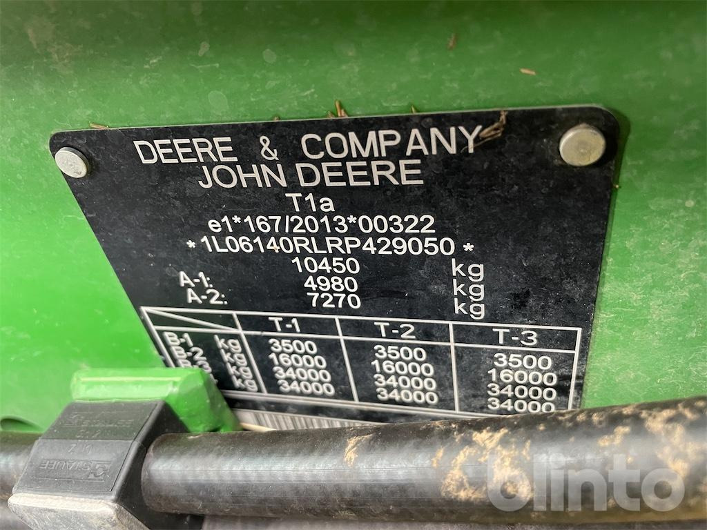 John Deere 6R 140 (2024) - Farm tractor: picture 5 John Deere 6R 140 (2024) - Farm tractor: picture 5