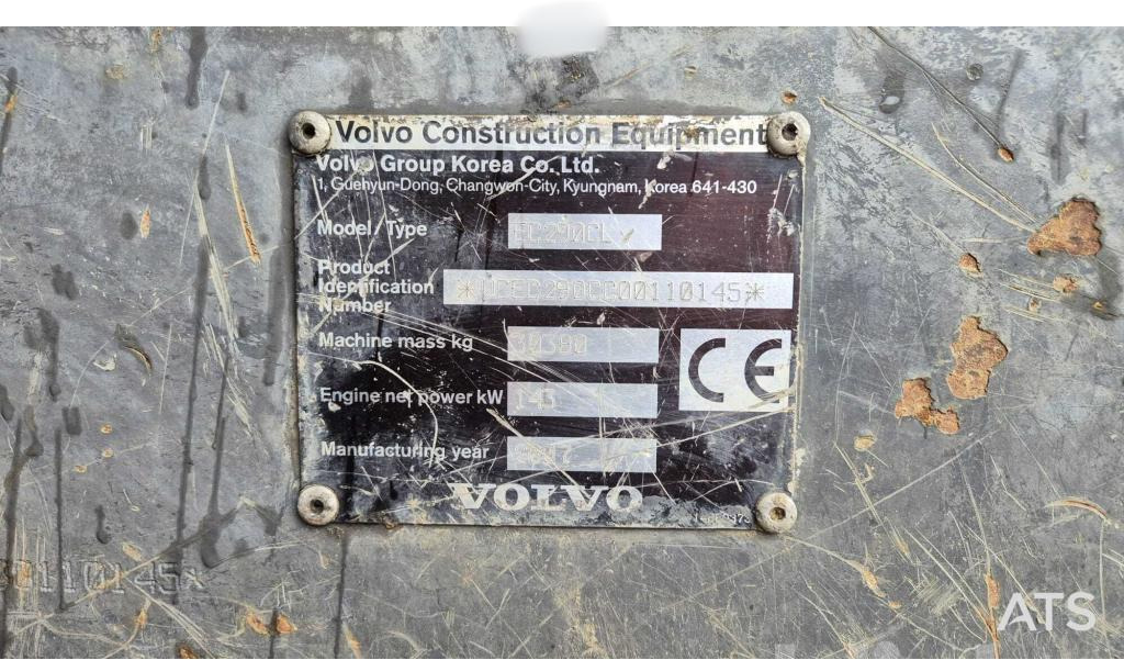 Volvo EC 290 CL (2007) - Crawler excavator: picture 5 Volvo EC 290 CL (2007) - Crawler excavator: picture 5