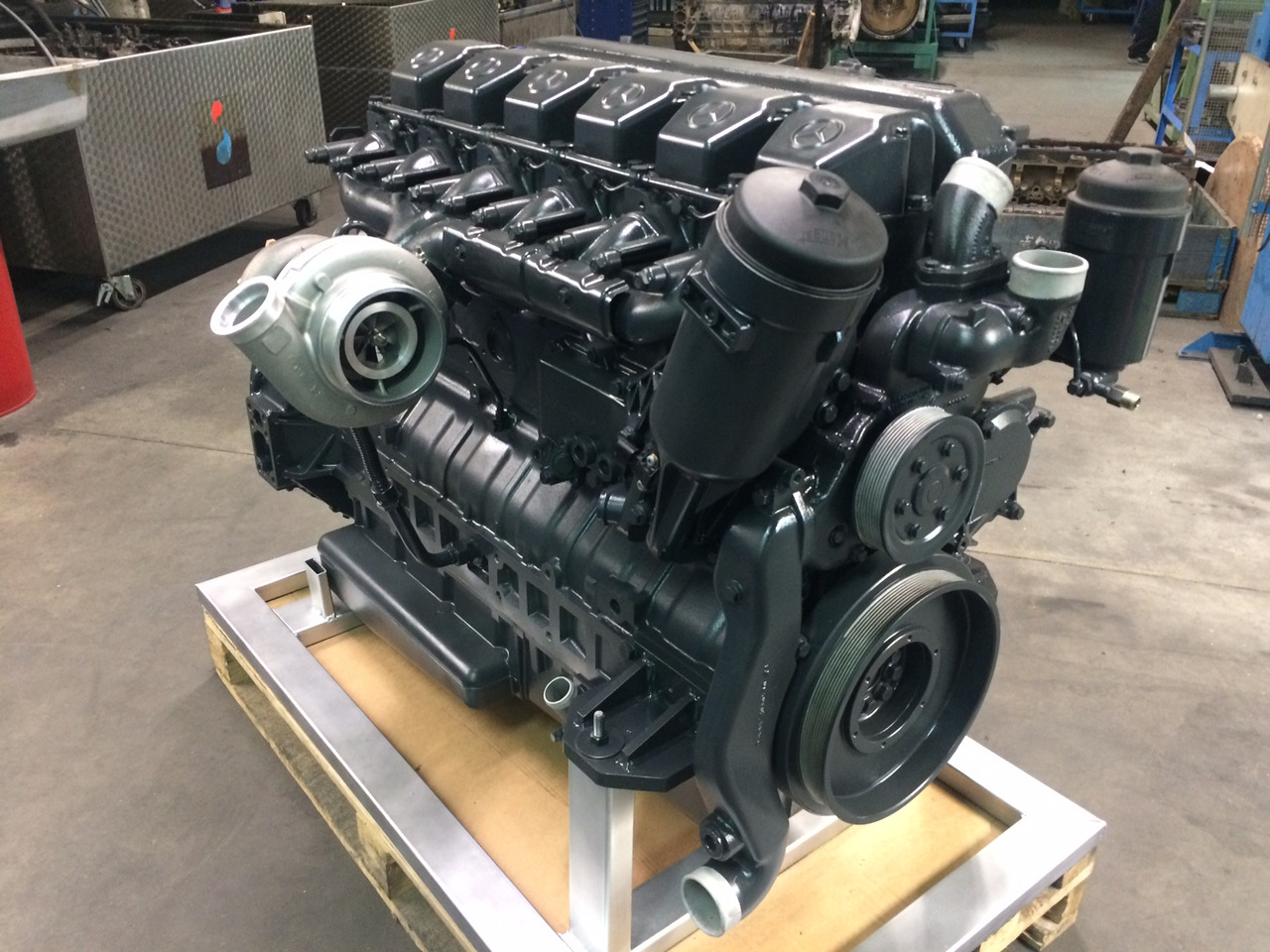 MOTORE MERCEDES OM457LA - VAR. 457.944 - EURO 3 - COMPLETO - Engine: picture 1 MOTORE MERCEDES OM457LA - VAR. 457.944 - EURO 3 - COMPLETO - Engine: picture 1