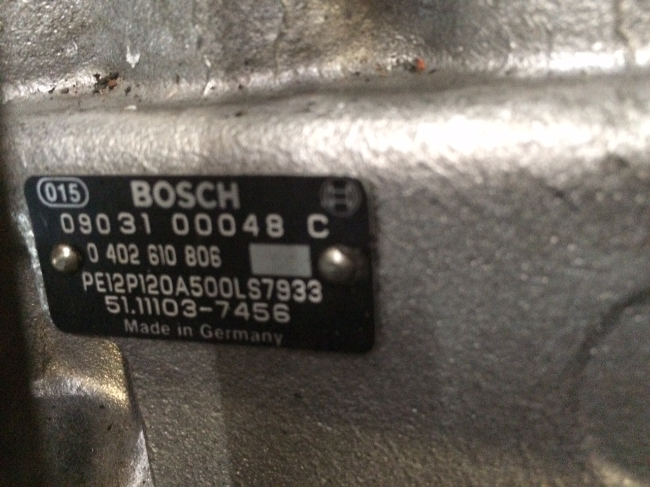 POMPA INIEZIONE MAN V12 - RIF. MAN 51111037456 - RIF. BOSCH 0402610806 - Fuel pump: picture 2 POMPA INIEZIONE MAN V12 - RIF. MAN 51111037456 - RIF. BOSCH 0402610806 - Fuel pump: picture 2