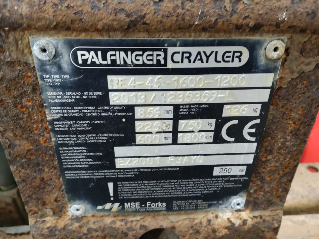 Palfinger F3-203PX - Diesel forklift: picture 5 Palfinger F3-203PX - Diesel forklift: picture 5