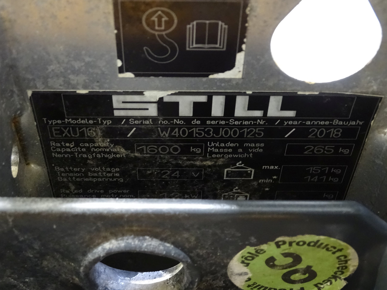 Still EXU16 - Pallet truck: picture 5 Still EXU16 - Pallet truck: picture 5