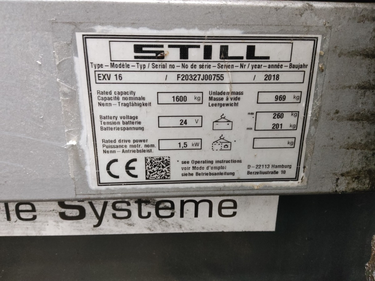 Still EXV16 - Stacker: picture 5 Still EXV16 - Stacker: picture 5