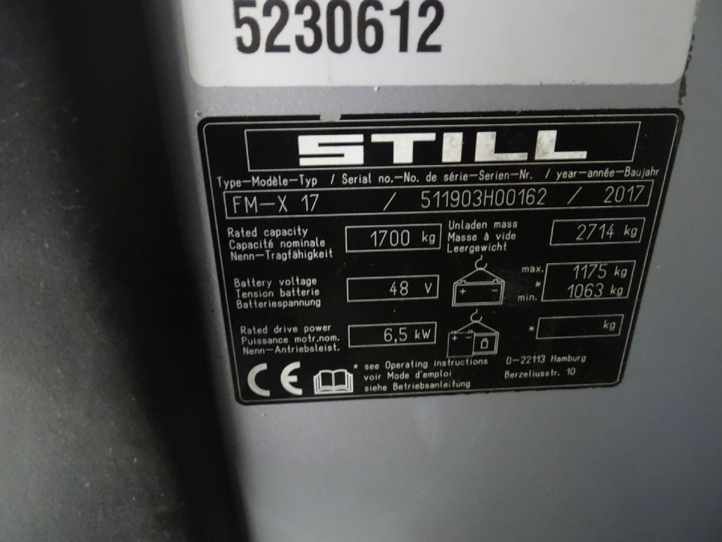 Still FM-X17 - Reach truck: picture 5 Still FM-X17 - Reach truck: picture 5