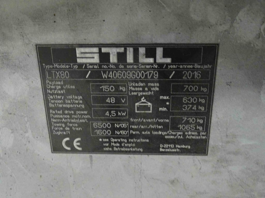 Still LTX80 - Tow tractor: picture 5 Still LTX80 - Tow tractor: picture 5