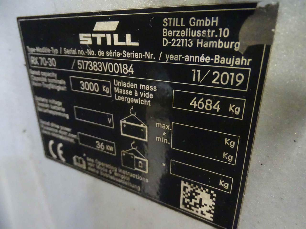Still RX70-30 - Diesel forklift: picture 5 Still RX70-30 - Diesel forklift: picture 5