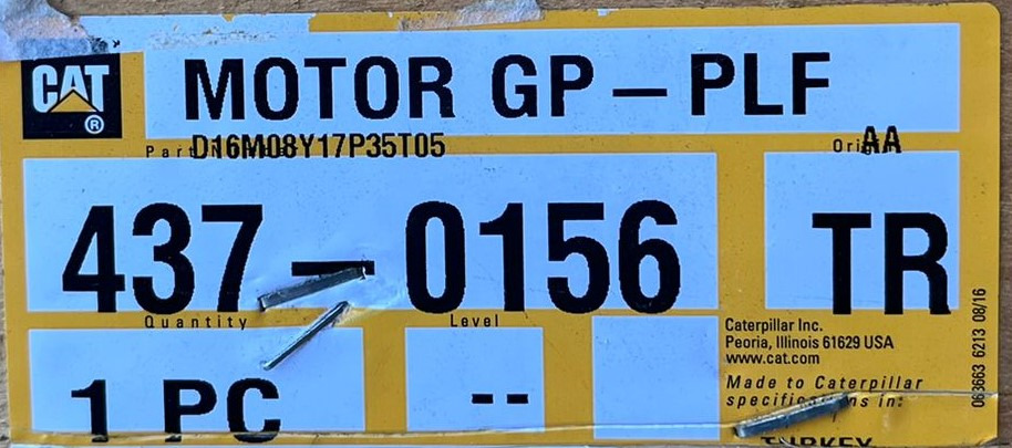 CATERPILLAR Hydraulic Axial Piston Motor 437-0156 - Spare parts for Construction machinery: picture 5 CATERPILLAR Hydraulic Axial Piston Motor 437-0156 - Spare parts for Construction machinery: picture 5