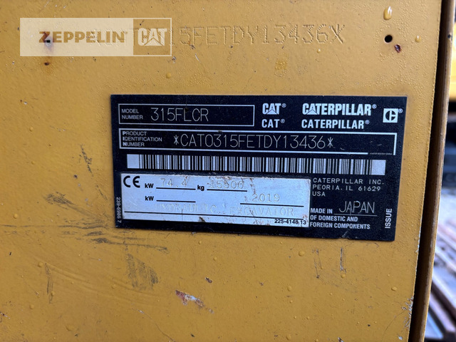 Cat 315FL - Crawler excavator: picture 2 Cat 315FL - Crawler excavator: picture 2
