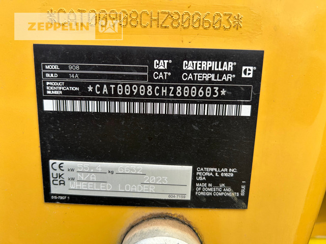 Cat 908-14 - Wheel loader: picture 5 Cat 908-14 - Wheel loader: picture 5