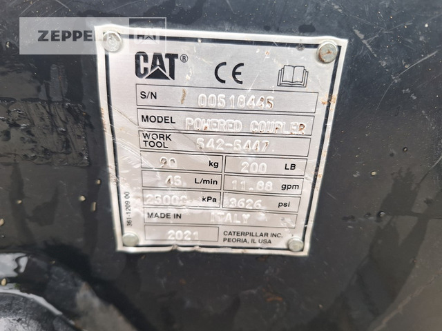 Cat CW10H - Quick coupler for Construction machinery: picture 4 Cat CW10H - Quick coupler for Construction machinery: picture 4