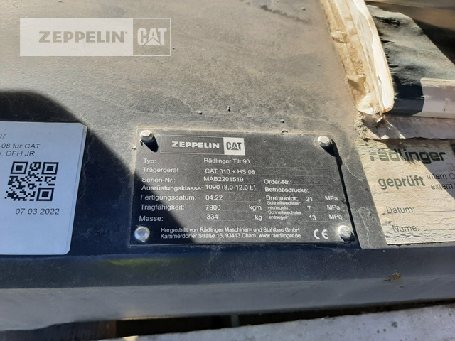 Raedlinger Schwenkmotor HS08 - Quick coupler for Construction machinery: picture 5 Raedlinger Schwenkmotor HS08 - Quick coupler for Construction machinery: picture 5