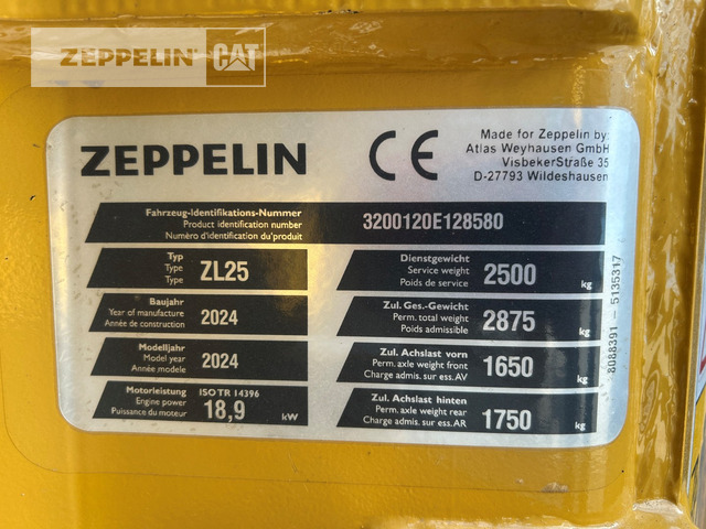 Zeppelin ZL25 - Wheel loader: picture 5 Zeppelin ZL25 - Wheel loader: picture 5