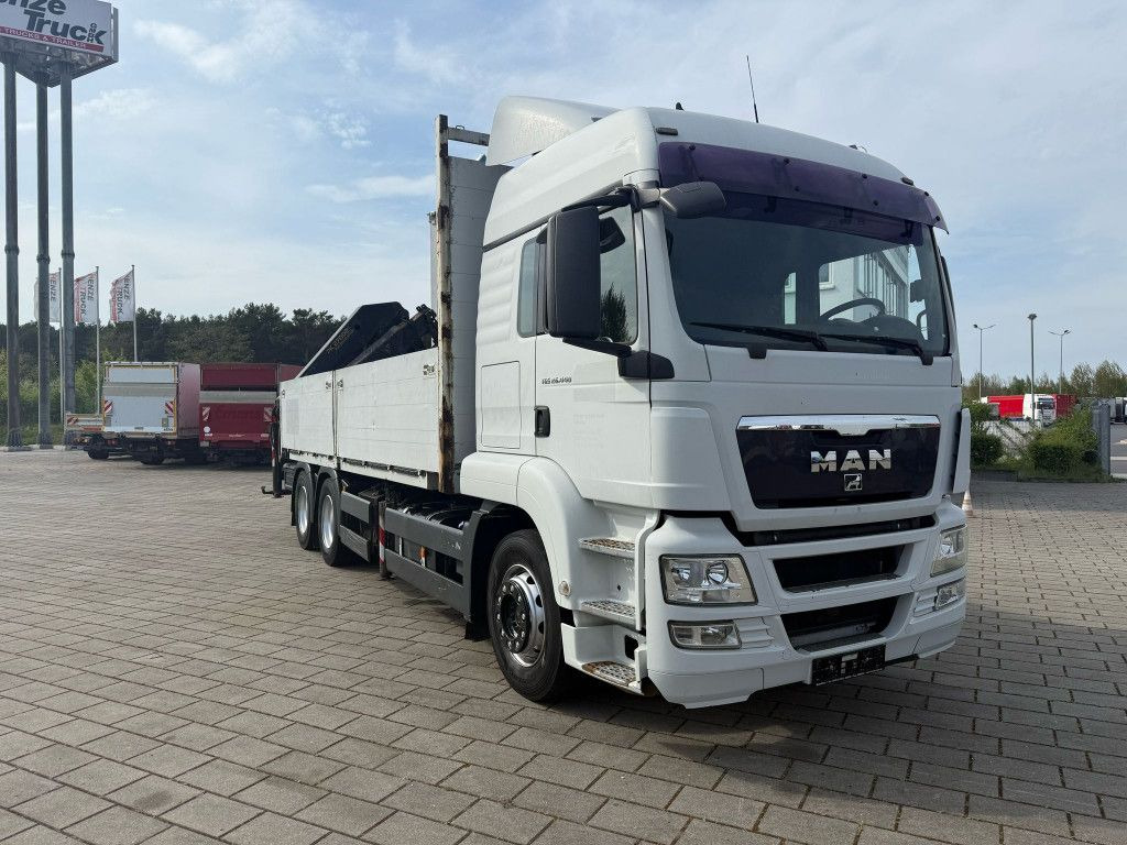 MAN TG-S 26.440 6x4 Pritsche Heckkran PK 27002+Funk - Dropside/ Flatbed truck, Crane truck: picture 4 MAN TG-S 26.440 6x4 Pritsche Heckkran PK 27002+Funk - Dropside/ Flatbed truck, Crane truck: picture 4