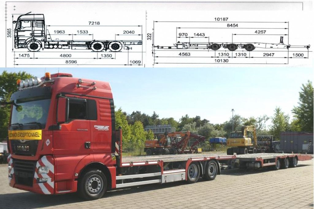 MAN TG-X 24.500 6x2-4 LL-U Pritsche Maschinentranspo - Autotransporter truck: picture 1 MAN TG-X 24.500 6x2-4 LL-U Pritsche Maschinentranspo - Autotransporter truck: picture 1