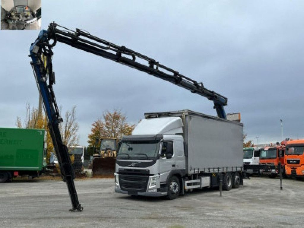 Volvo FM 420 6x2 Pritsche Heckkran 27m/t,Funk,Jib ,E6 - Dropside/ Flatbed truck, Crane truck: picture 1 Volvo FM 420 6x2 Pritsche Heckkran 27m/t,Funk,Jib ,E6 - Dropside/ Flatbed truck, Crane truck: picture 1