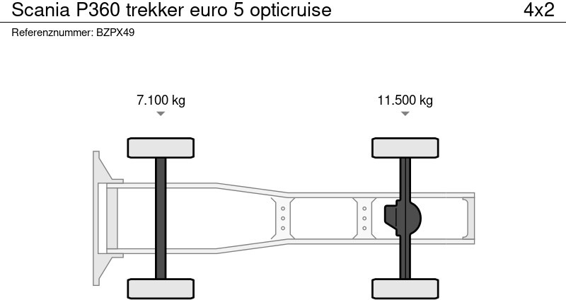 Tractor unit Scania P360 trekker euro 5 opticruise: picture 10