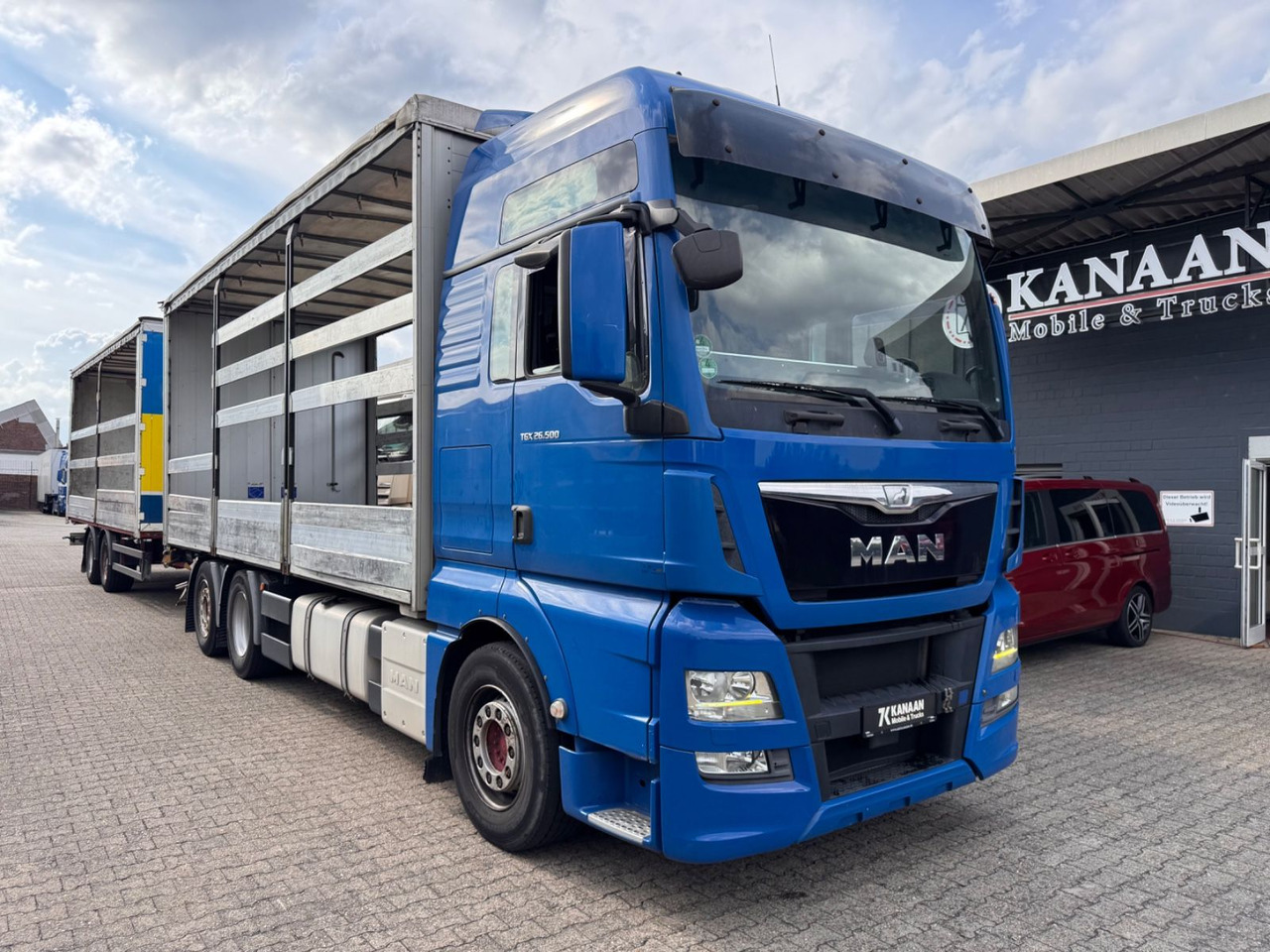 MAN 26.500 TGX+Anh LBW Euro6 Lift/Lenkachse - Curtainsider truck: picture 3 MAN 26.500 TGX+Anh LBW Euro6 Lift/Lenkachse - Curtainsider truck: picture 3
